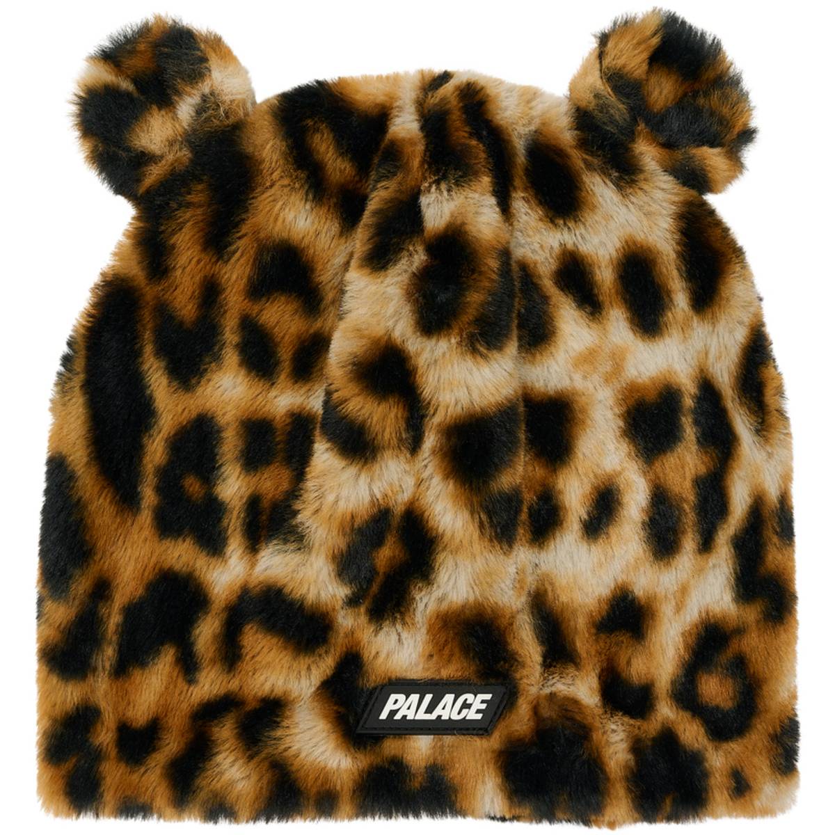 Furry Ears Nein Cuff Beanie Leopard
