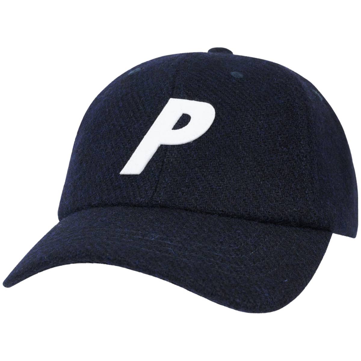 Harris Tweed P 6-panel Navy
