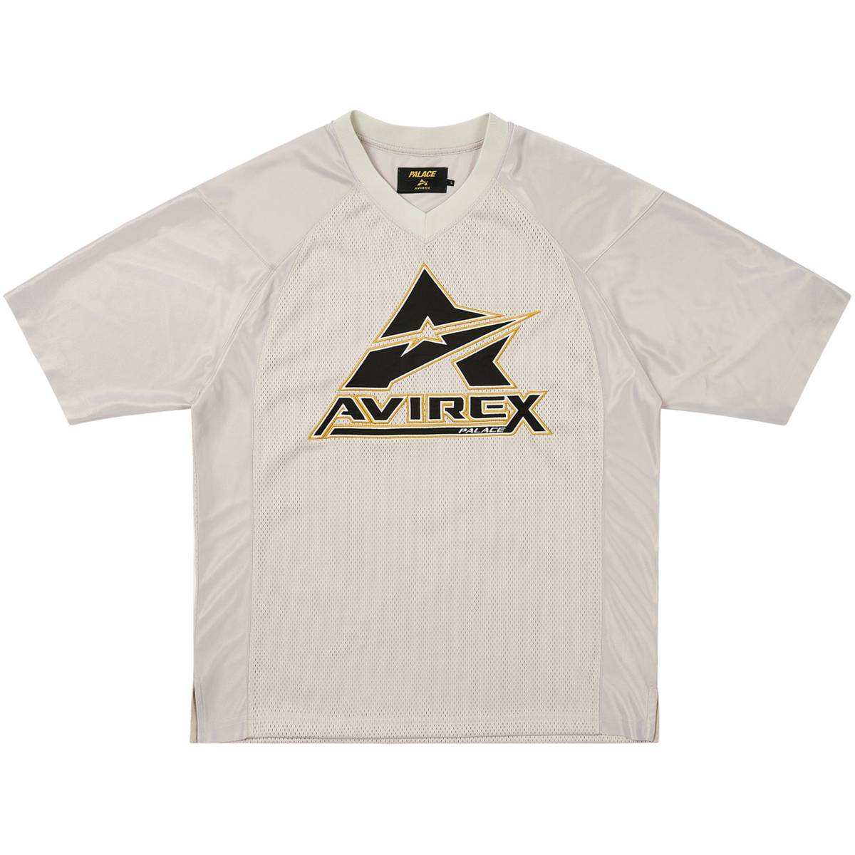 Palace Avirex Mesh Jersey Silver