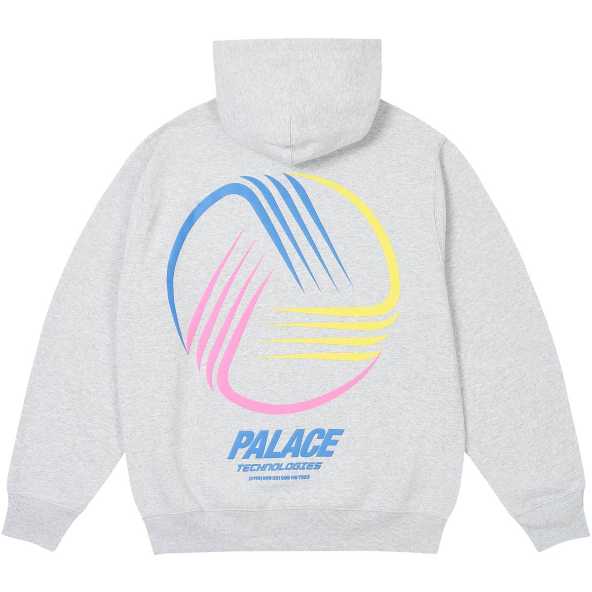 Palace Technologies Hood Grey Marl