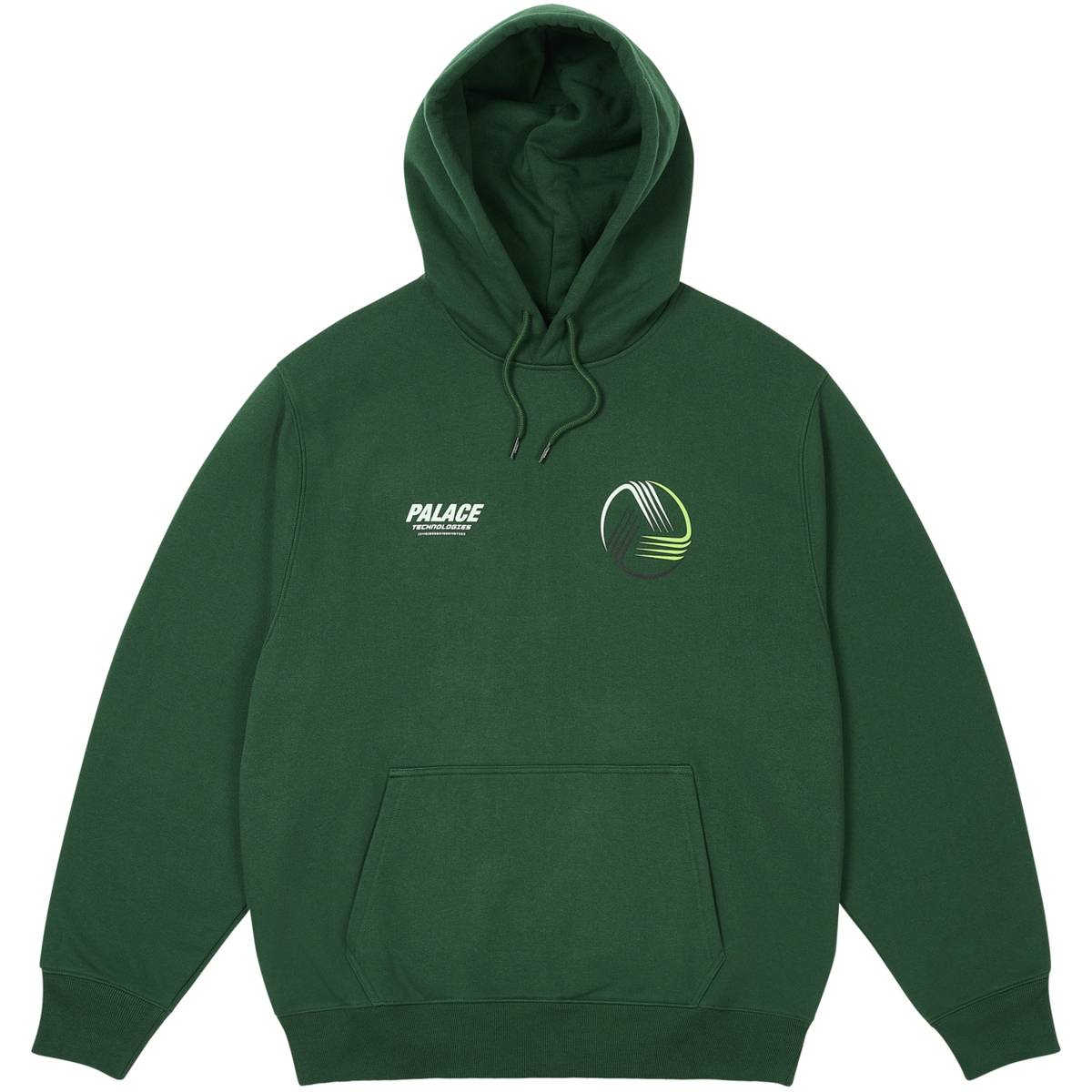 Palace Technologies Hood Racey Green