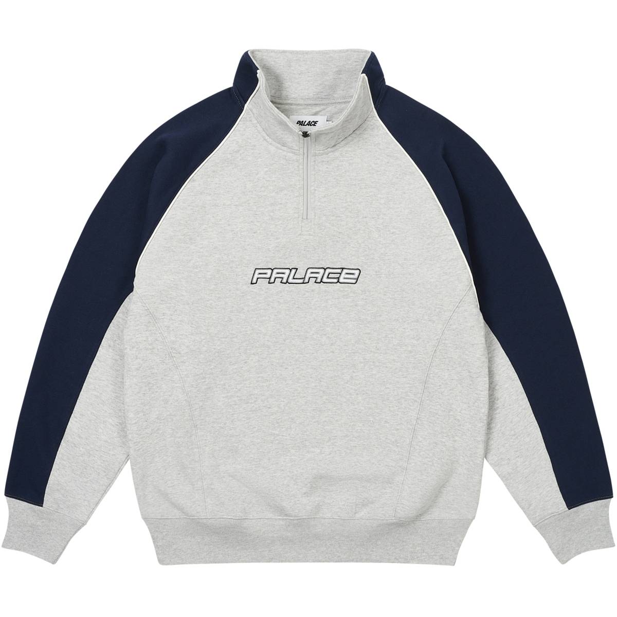 Palstar 1/4 Zip Grey Marl