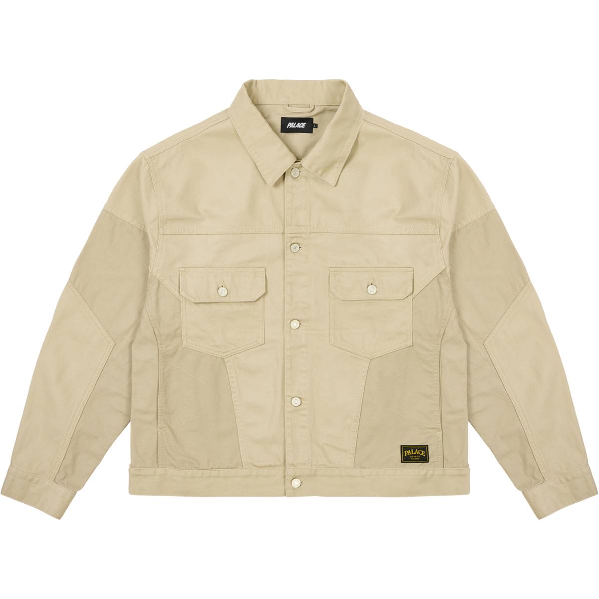Panel Denim Jacket Stoney Grey