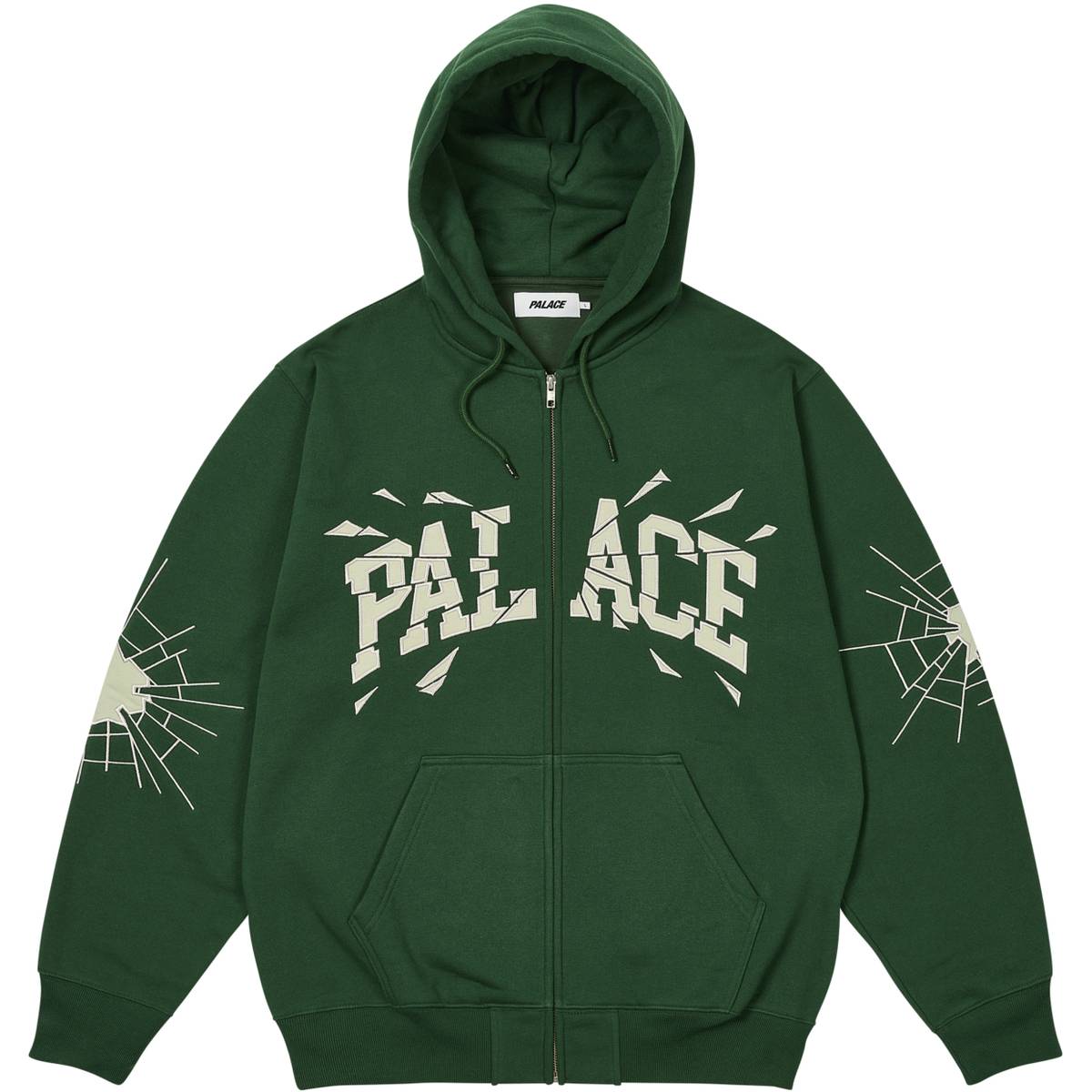 Shatter Zip Hood Racey Green